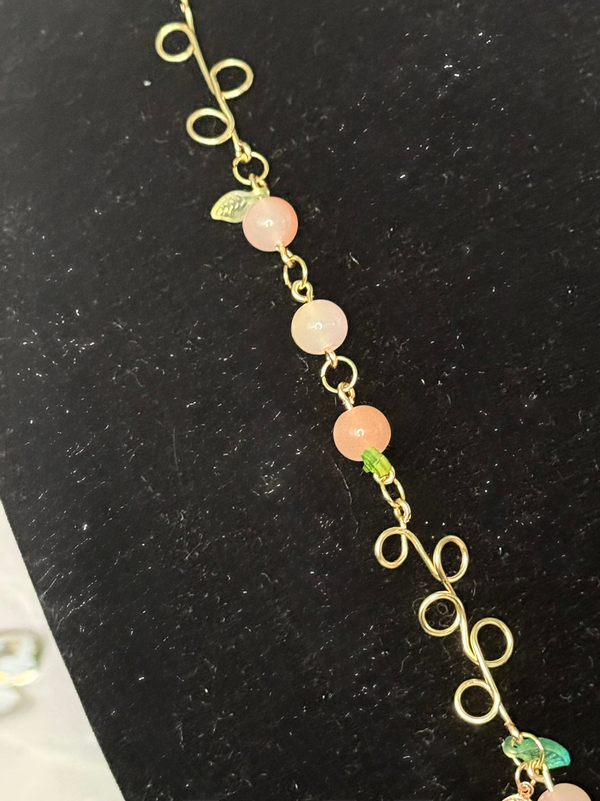 Vintage Peach Necklace