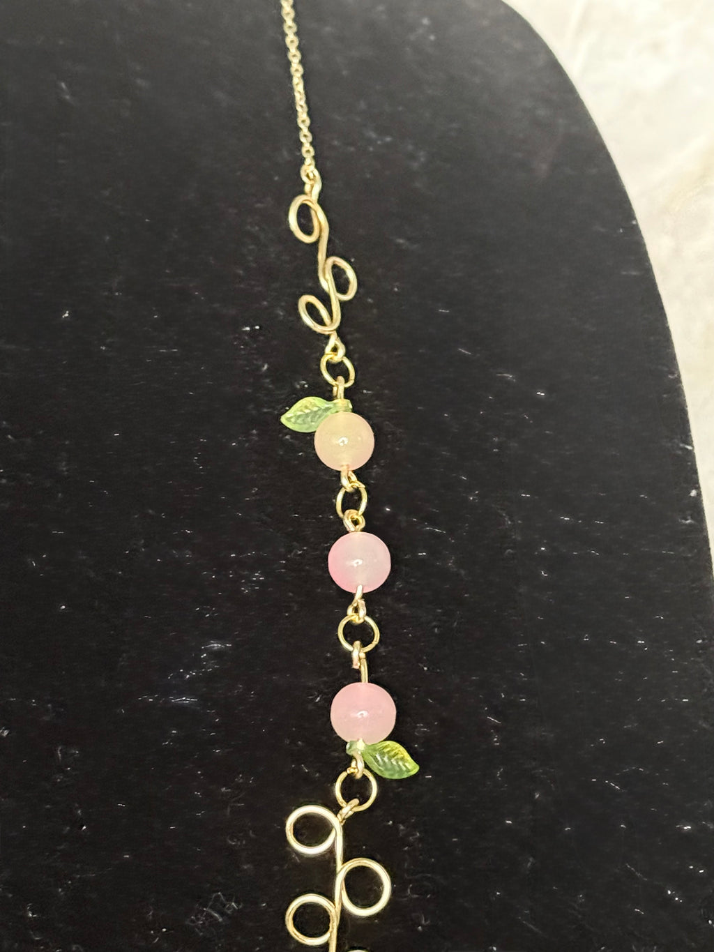 Vintage Peach Necklace