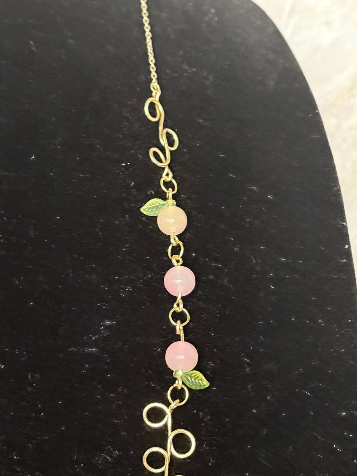 Vintage Peach Necklace